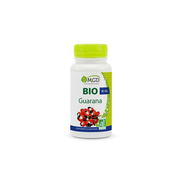 MGD Nature Guarana Bio – 90 Gélules pour Vitalité et Énergie Naturelle