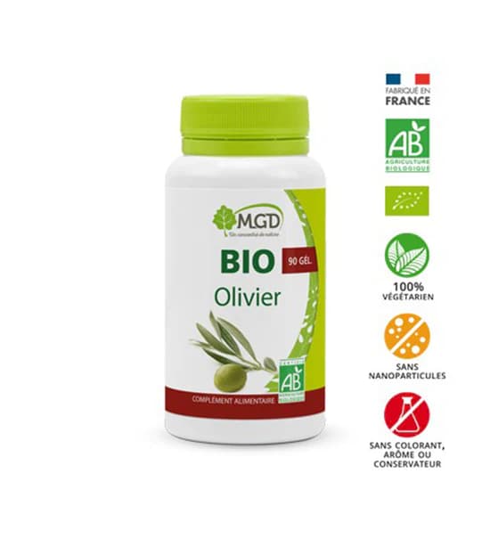 MGD Olivier Bio - 90 Gélules pour une Santé Cardiovasculaire Naturelle