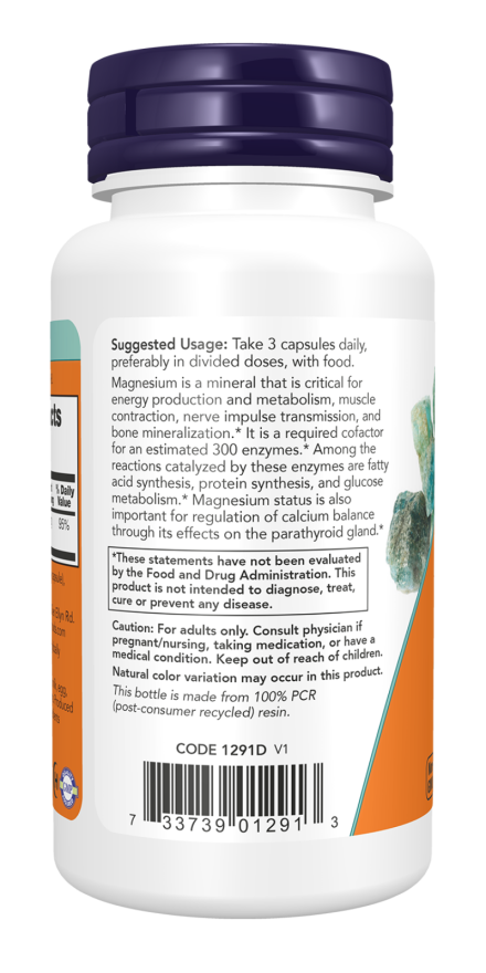NOW Foods, Magnesium Citrate – Image 2