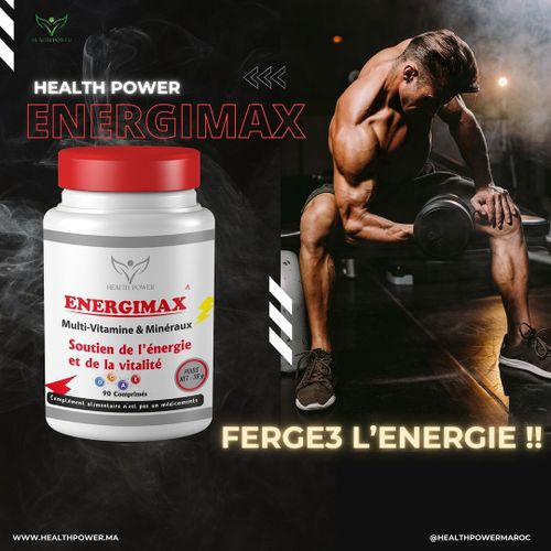 Health Power ENERGIMAX Multi-vitamine & Minéraux 90 Comprimés – Image 2