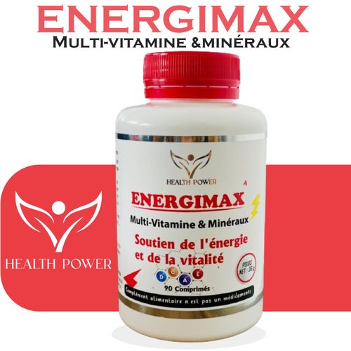 Health Power ENERGIMAX Multi-vitamine & Minéraux 90 Comprimés – Image 3