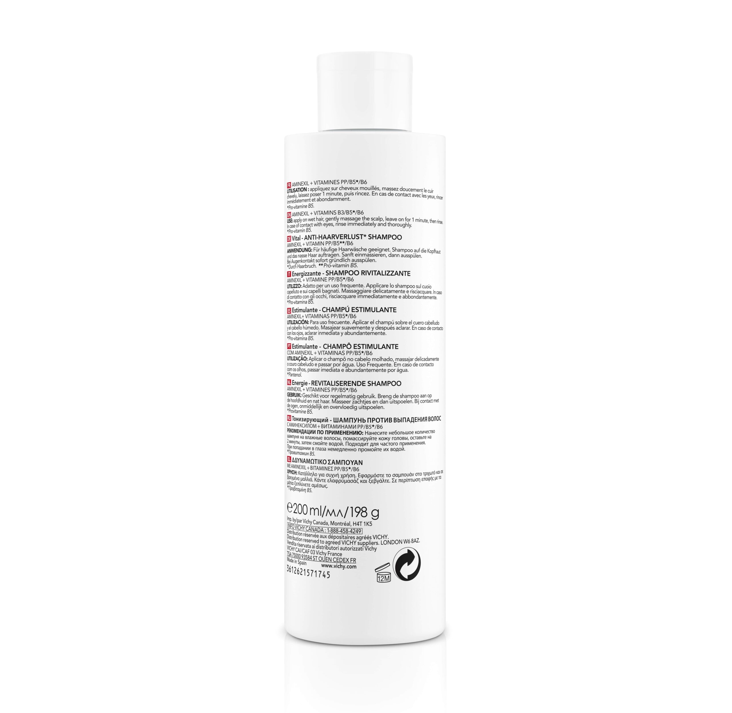 Dercos Shampooing Traitement Anti-Pelliculaire 200ml - Cheveux Normaux à Gras – Image 2