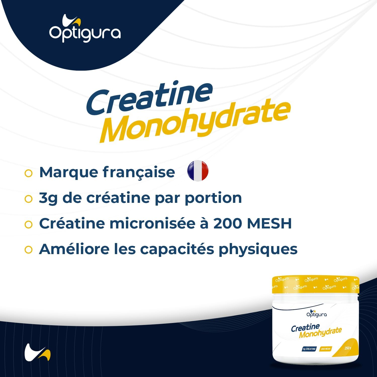 Creatine Monohydrate Micronisée 200Mesh 250g – Image 4