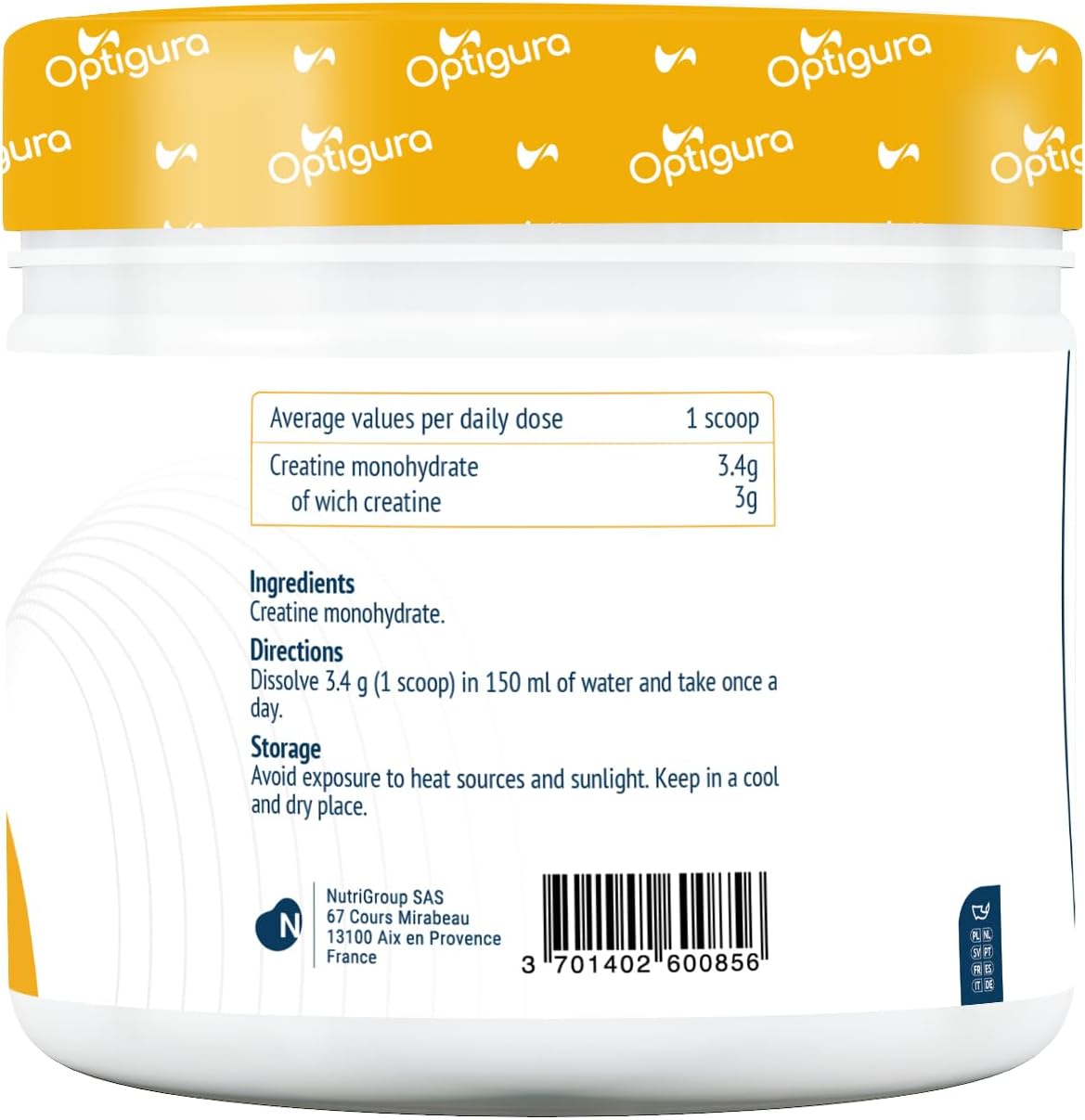 Creatine Monohydrate Micronisée 200Mesh 250g – Image 3