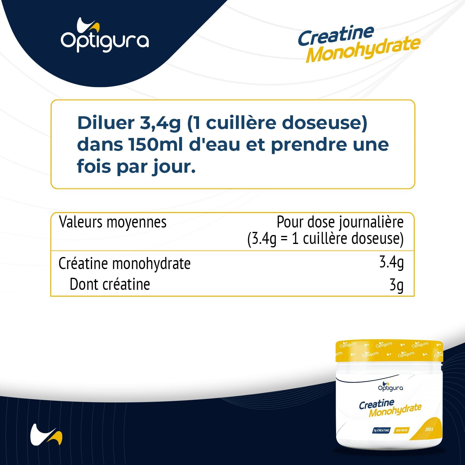 Creatine Monohydrate Micronisée 200Mesh 250g – Image 5