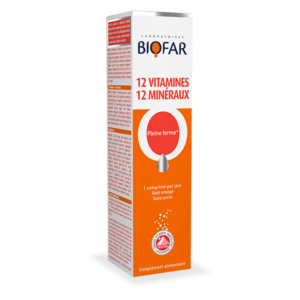 BIOFAR CO MULTIVITAMINES ORANGE B20 COMP EFFER