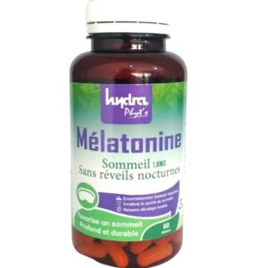 Hydra Phyt’s Mélatonine – 60 Gélules pour Réguler le Sommeil, Idéal pour les Femmes Enceintes