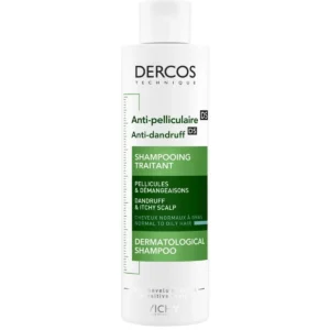 Dercos Shampooing Traitement Anti-Pelliculaire 200ml - Cheveux Normaux à Gras